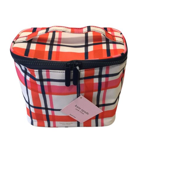 Kate Spade Spring Plaid Lunch Toto & Purse Match Concealed Spiral Notebook - Picture 2 of 9